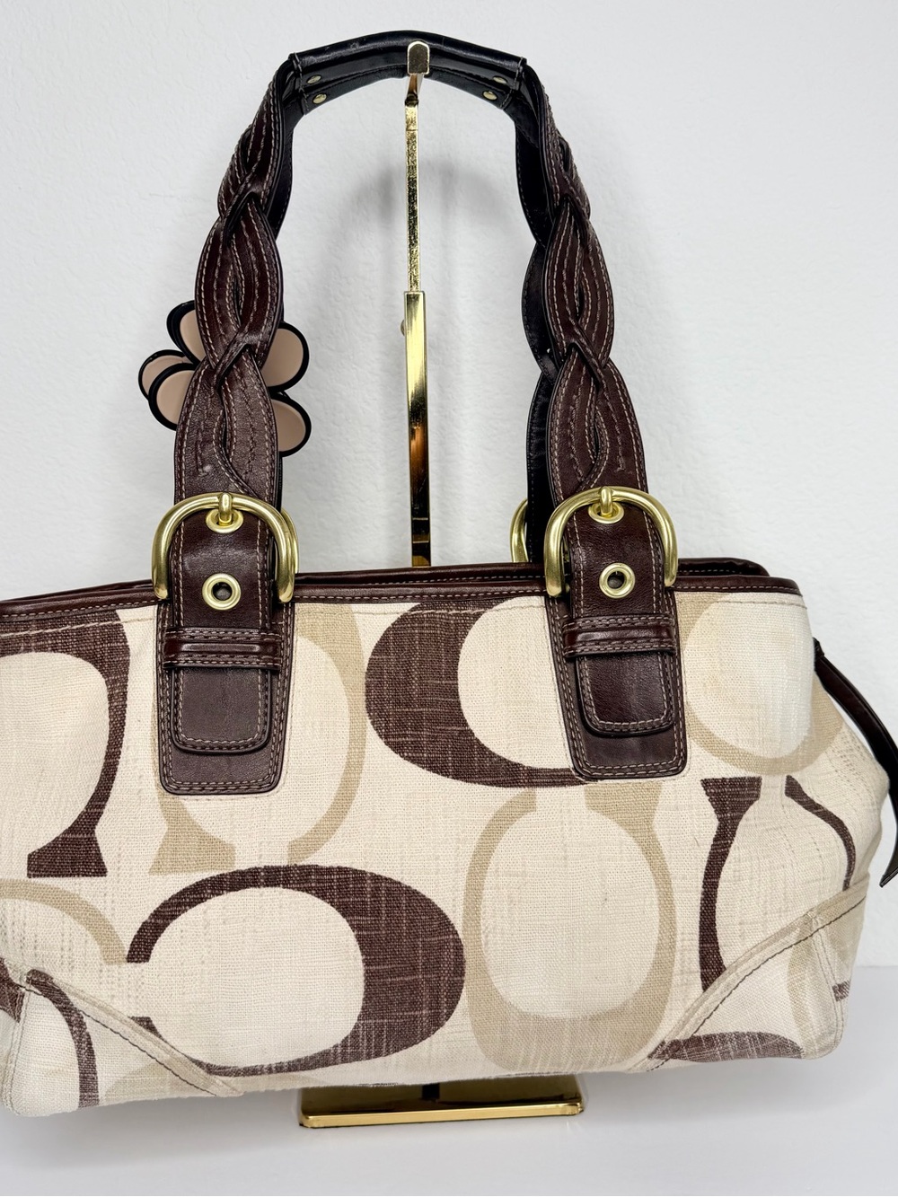 Coach vintage Y2K Soho Monogram canvas shoulder bag - Picture 2 of 13